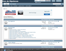 Tablet Screenshot of forodehipotecas.com